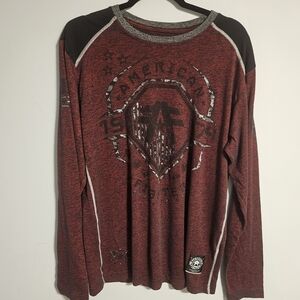 American Fighter, Men's Long Sleeve Shirt- Sz L